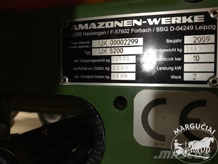 Amazone UX 5200, 5200 ltr, 24 m Vučene prskalice