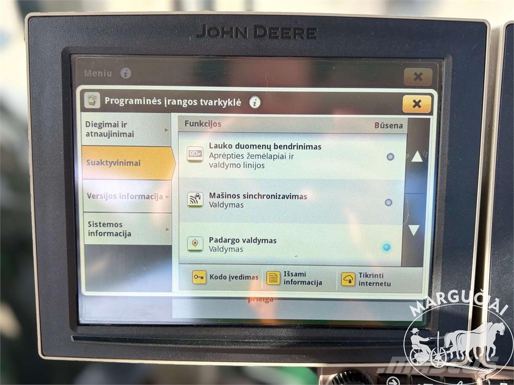 John Deere 6155R, 155 - 202 AG الجرارات
