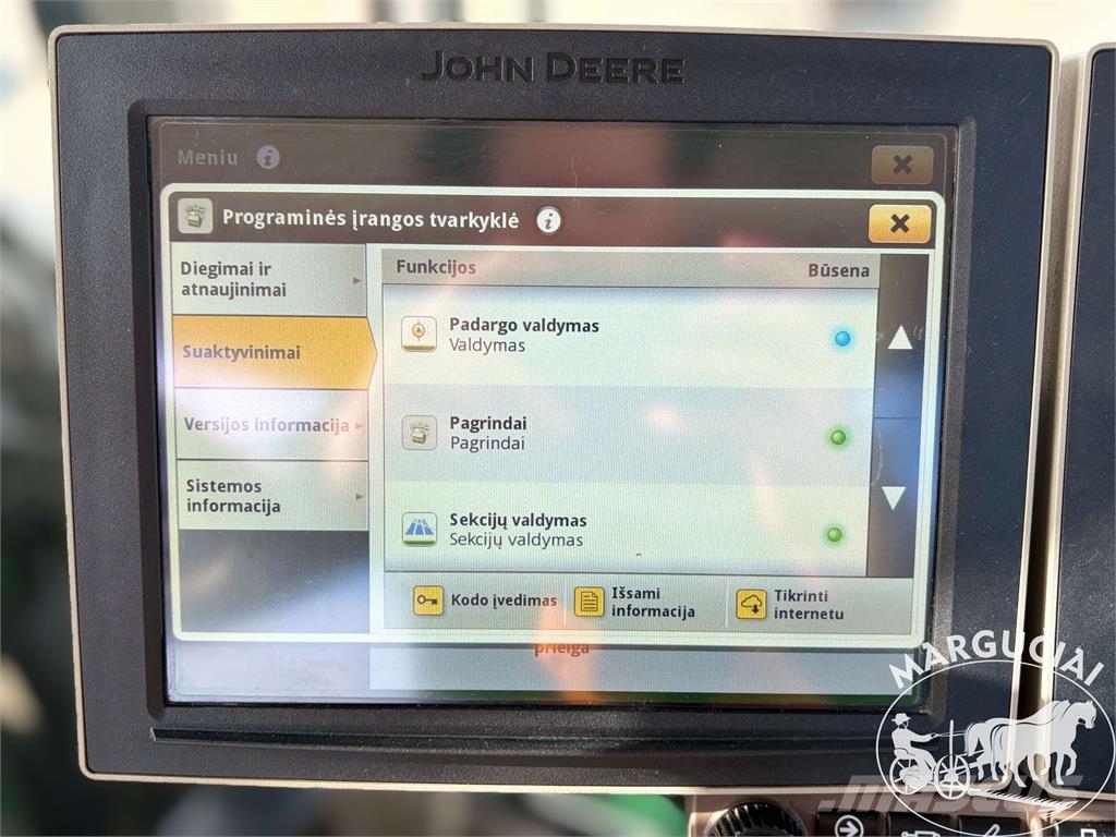 John Deere 6155R, 155 - 202 AG الجرارات