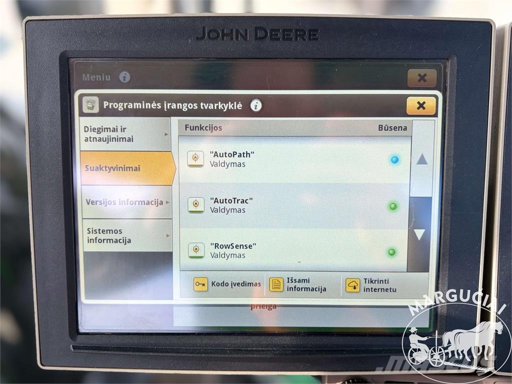 John Deere 6155R, 155 - 202 AG الجرارات