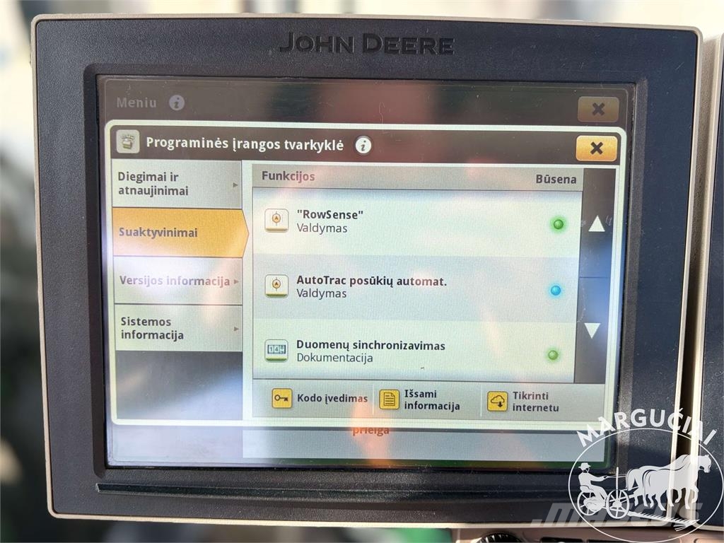 John Deere 6155R, 155 - 202 AG الجرارات