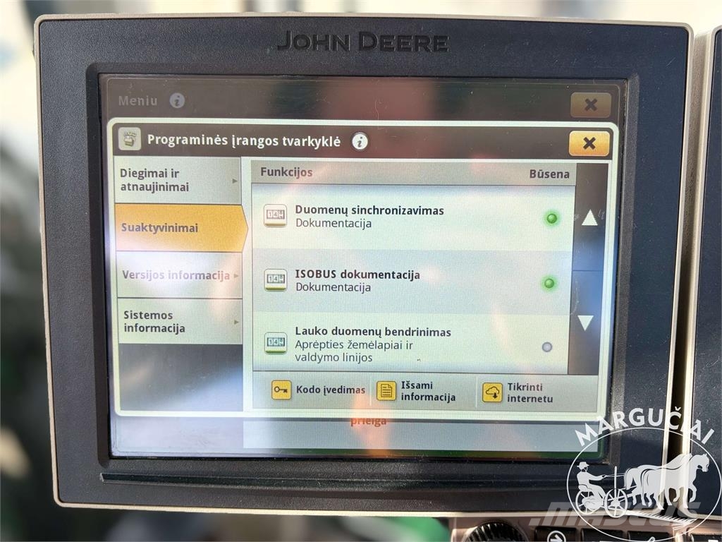 John Deere 6155R, 155 - 202 AG الجرارات
