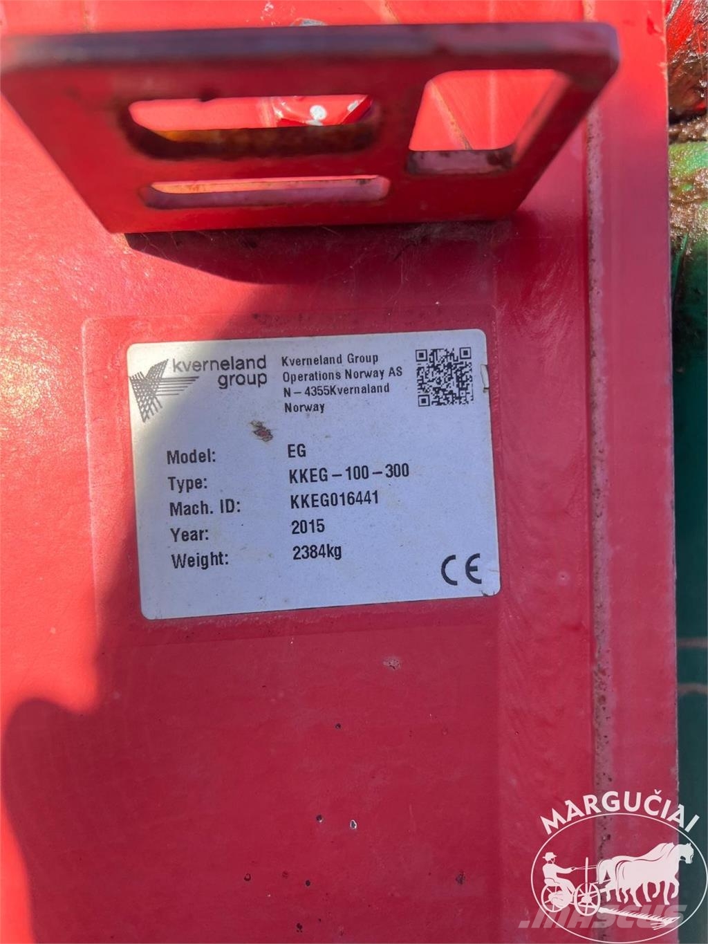 Kverneland EG-100, 5x5 korpusų Obračalni plugi