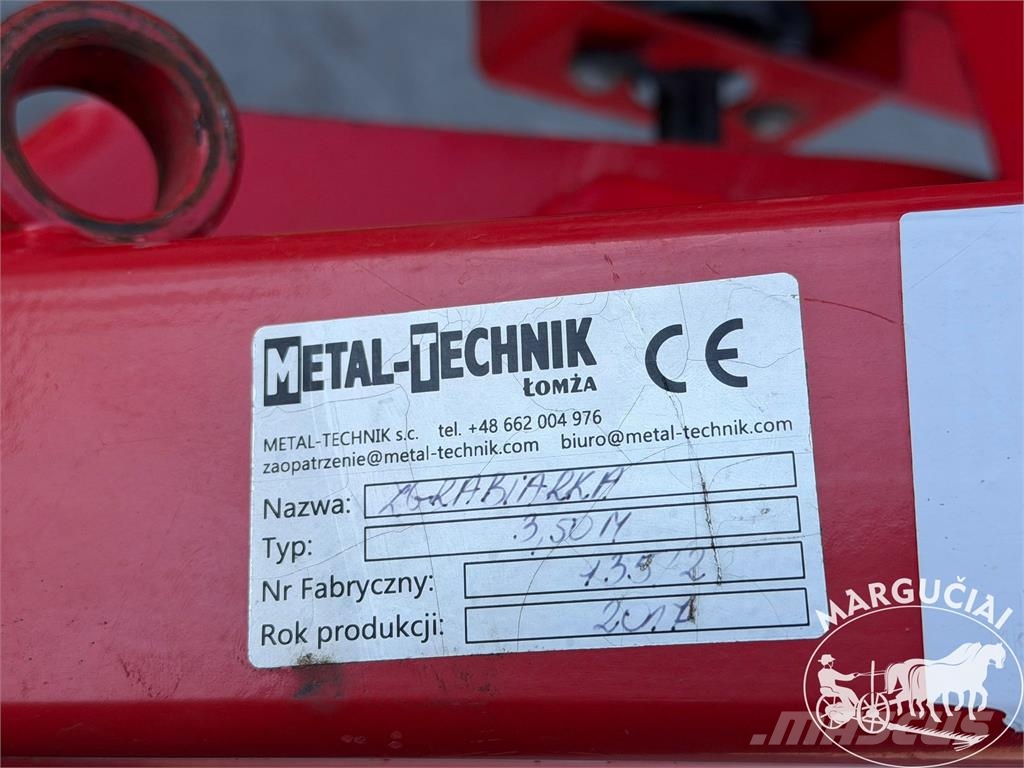 Metal-Technik 3,5 m Vändare och luftare