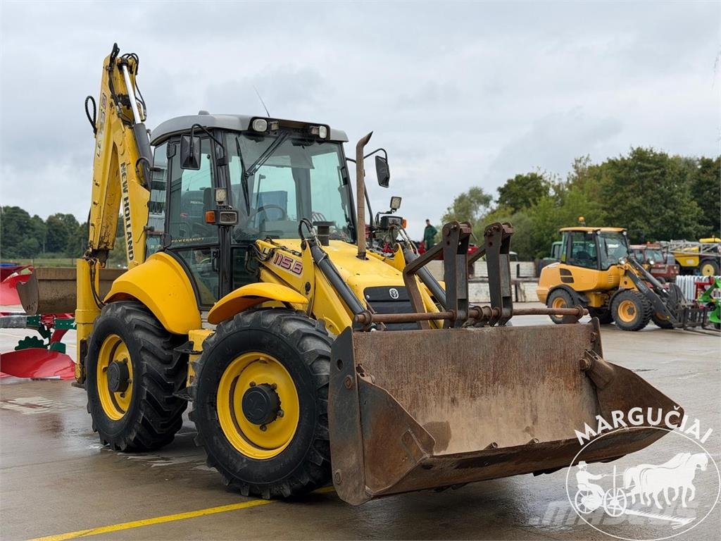 New Holland LB 115.B لوادر وحفارات أمامية