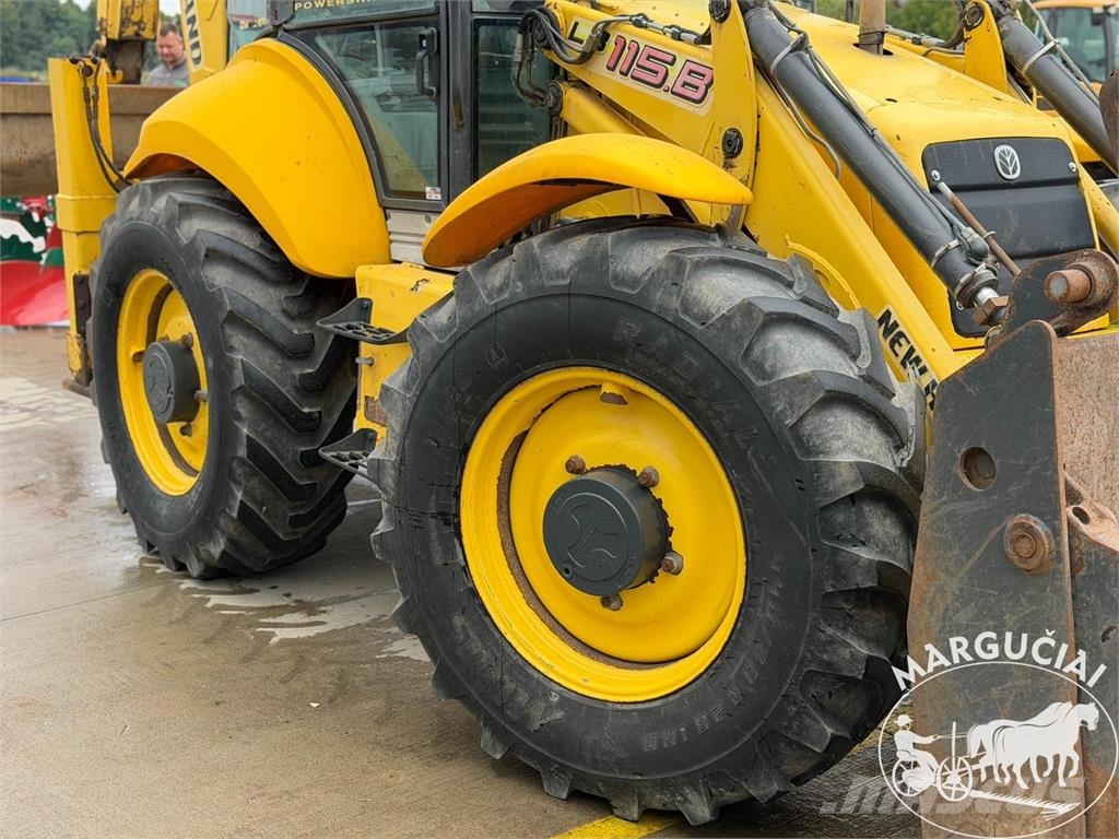 New Holland LB 115.B لوادر وحفارات أمامية