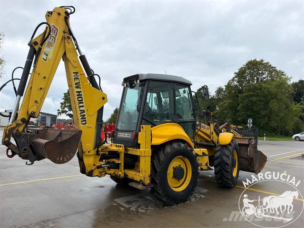New Holland LB 115.B لوادر وحفارات أمامية