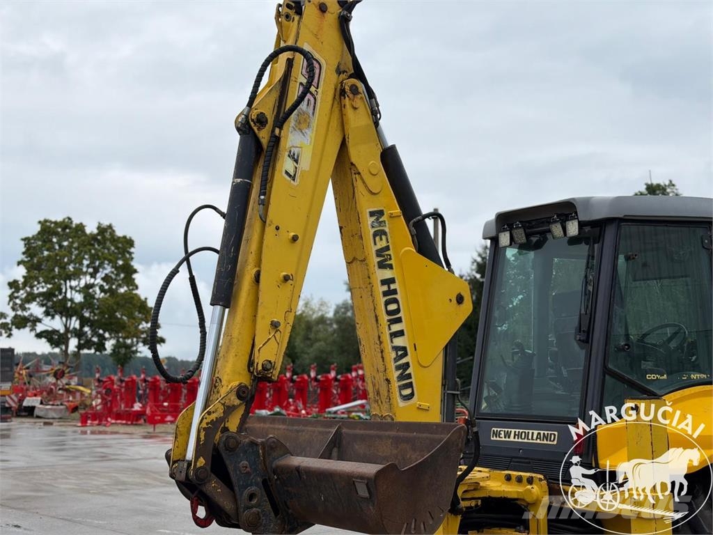 New Holland LB 115.B لوادر وحفارات أمامية