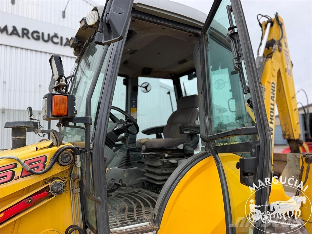 New Holland LB 115.B لوادر وحفارات أمامية