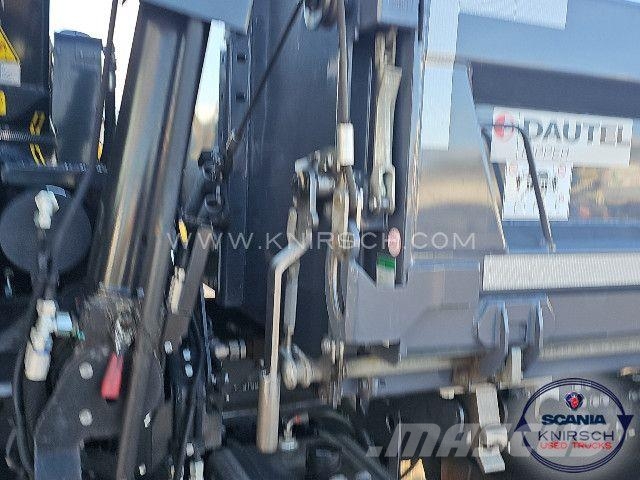 Scania G 320 B4x2NA 3-Seitenkipper Dautel mit Kran Hiab 덤프 트럭