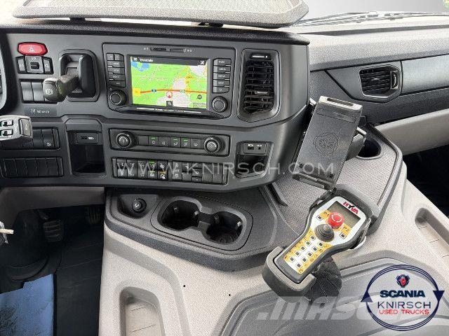 Scania P410B6x2*4NA / HYVA Absetzkipper / Retarder Razstavljivi tovornjaki z žičnimi dvigali