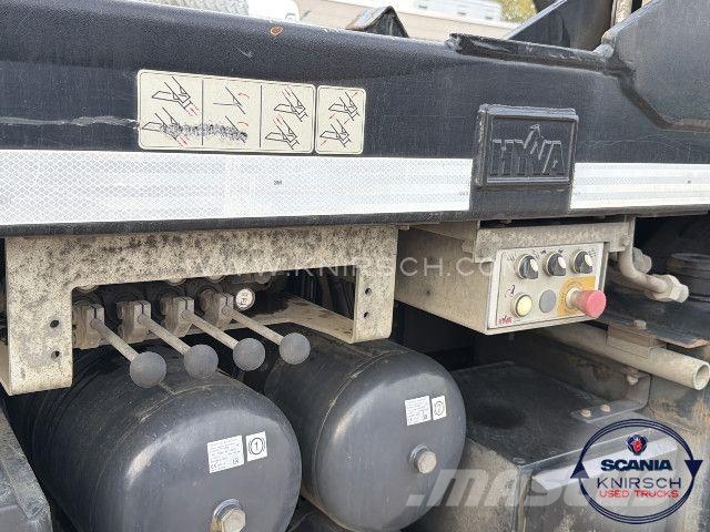 Scania P410B6x2*4NA / HYVA Absetzkipper / Retarder Razstavljivi tovornjaki z žičnimi dvigali