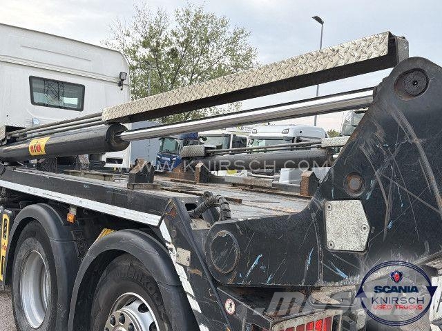 Scania P410B6x2*4NA / HYVA Absetzkipper / Retarder Razstavljivi tovornjaki z žičnimi dvigali