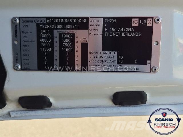 Scania R 450 A4x2NA Retarder Tacho Smart 2 Tahače