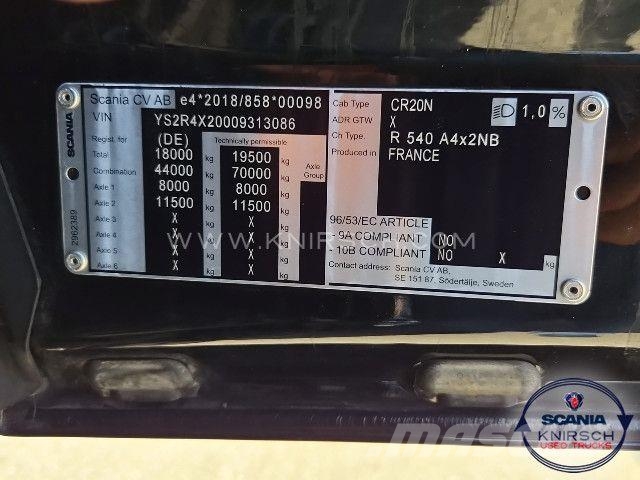 Scania R 540 A4x2NB Hydraulik 2 Kreis Voll Luft , Retarde Vetopöytäautot