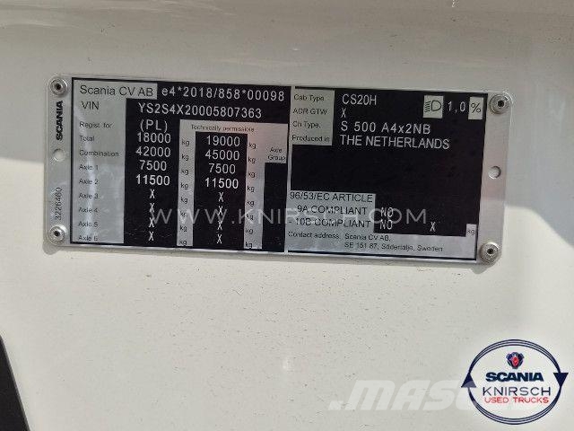 Scania S 500 A4x2NB Retarder Klima Full Air Truck Tractor Units