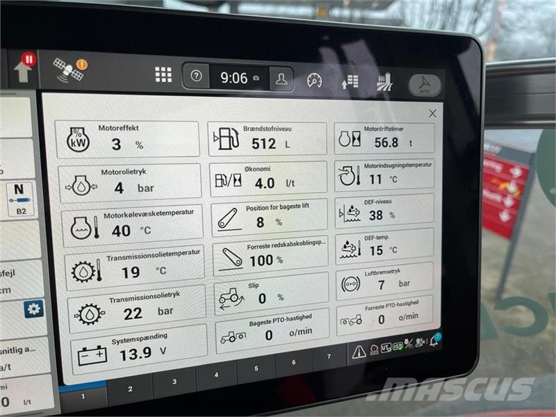 Case IH OPTUM 340 CVX. AFS CONNECT 트랙터