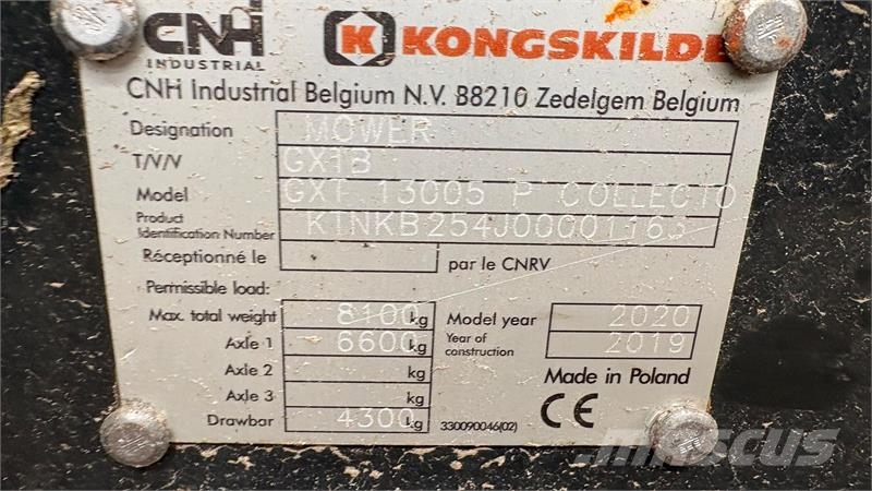 Kongskilde GXT 13005 P Collector Med bånd Schwader