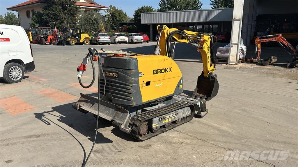 Brokk 180 Mini ekskavatörler, 7 tona dek