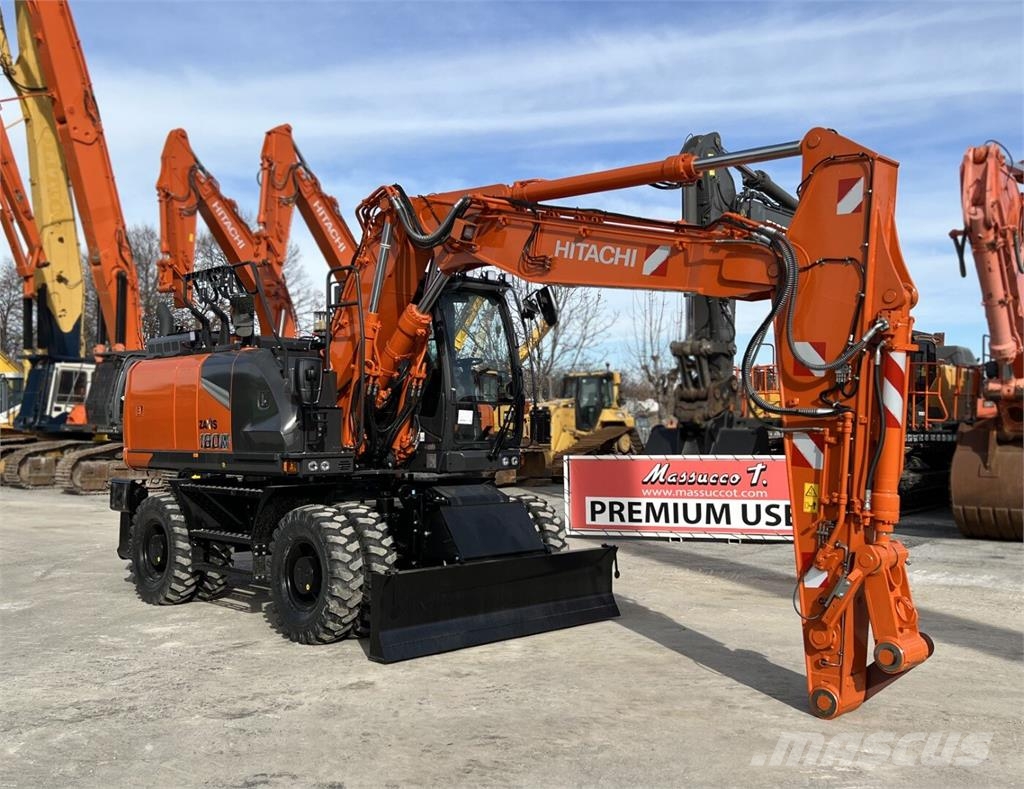Hitachi ZX180W-7 Gumikerekes kotrók