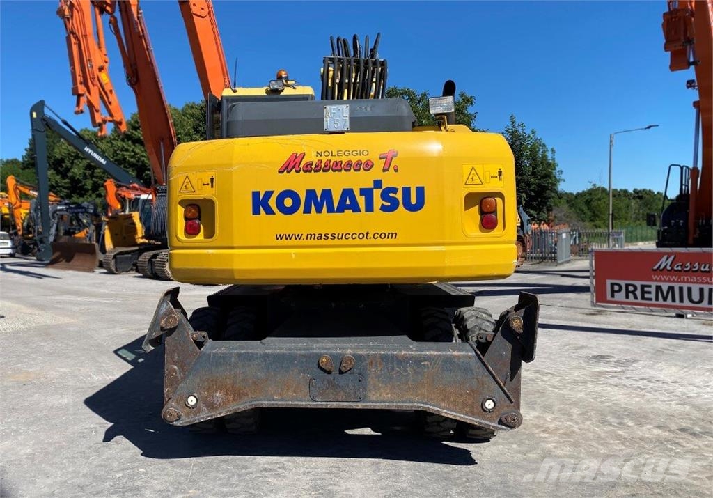 Komatsu PW200 7K حفارات بعجل