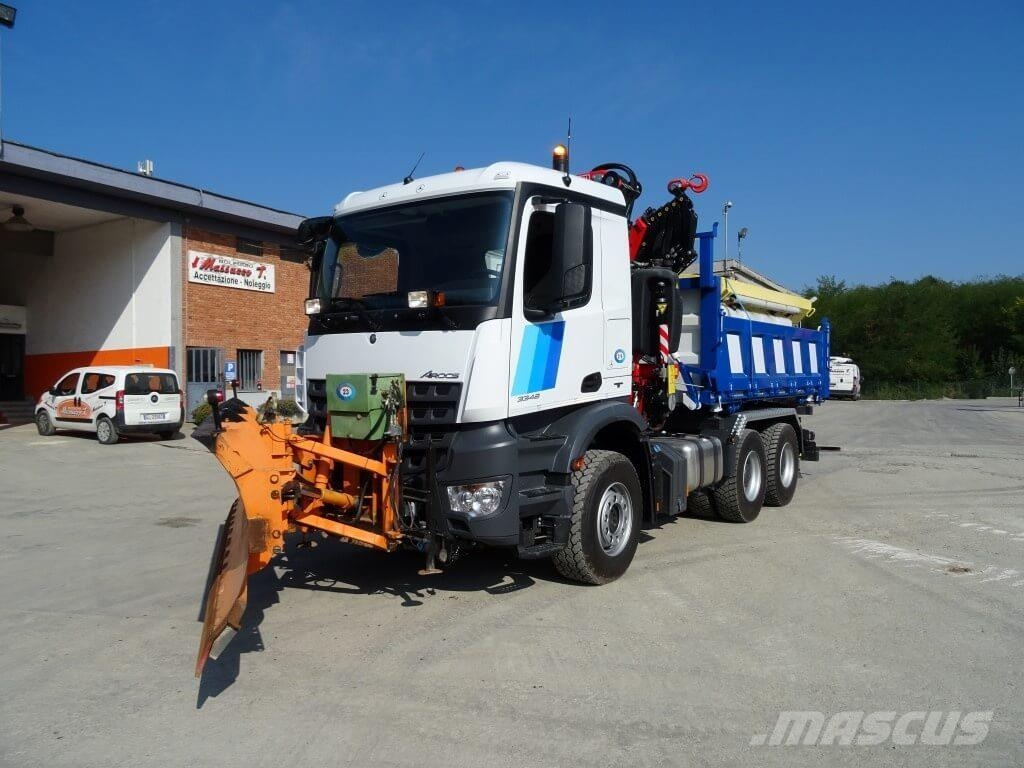 Mercedes-Benz Arocs 3348 - 6X4 Lâminas e arados de neve