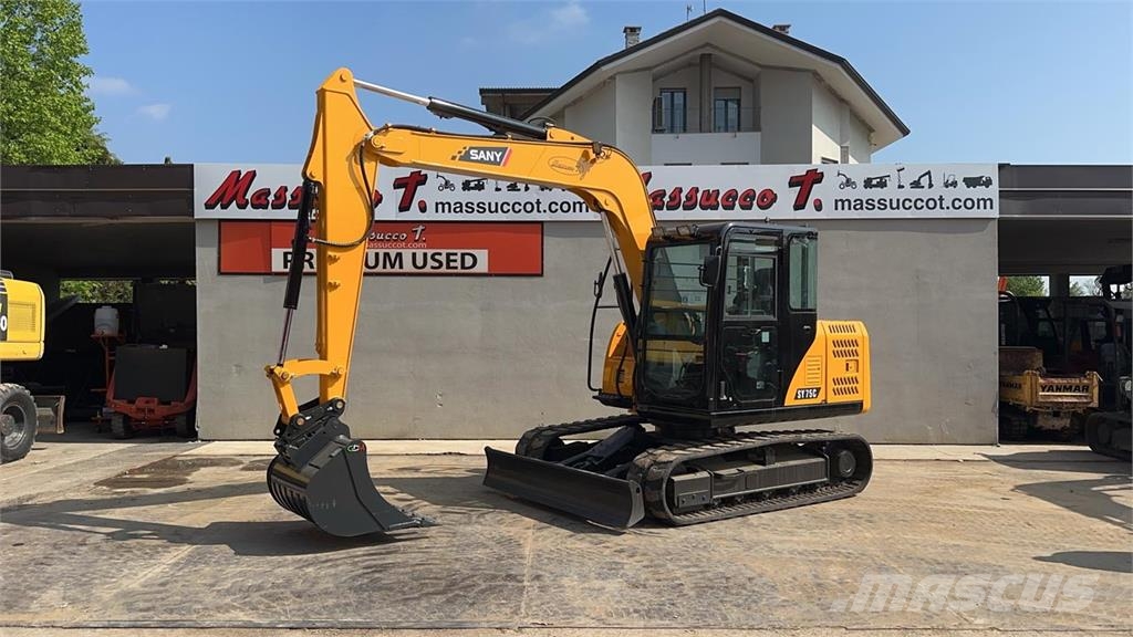 Sany SY75C Escavadoras Midi 7t - 12t