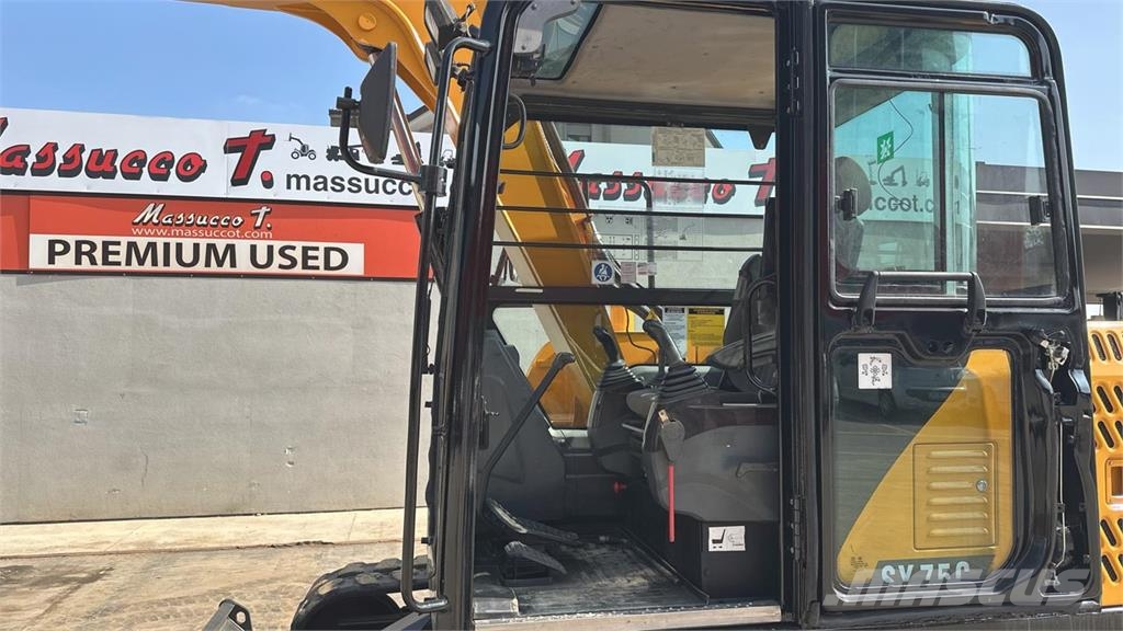 Sany SY75C Escavadoras Midi 7t - 12t