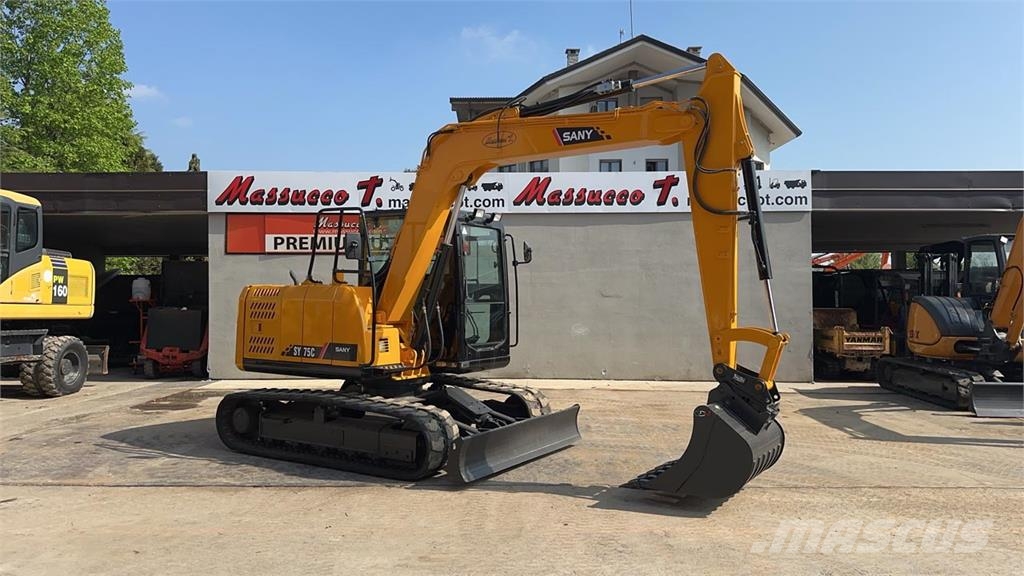 Sany SY75C Escavadoras Midi 7t - 12t