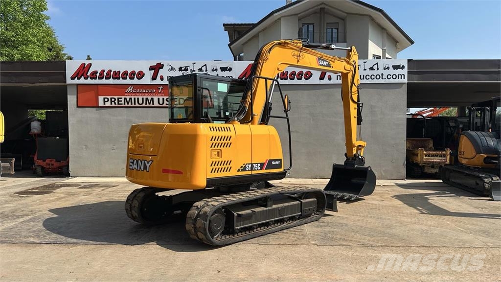 Sany SY75C Escavadoras Midi 7t - 12t