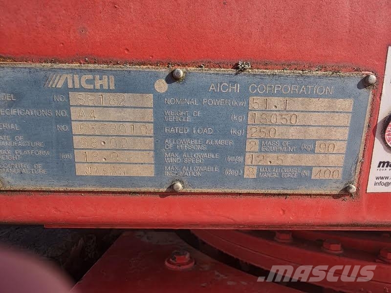 Aichi SR182 Telescopic boom lifts