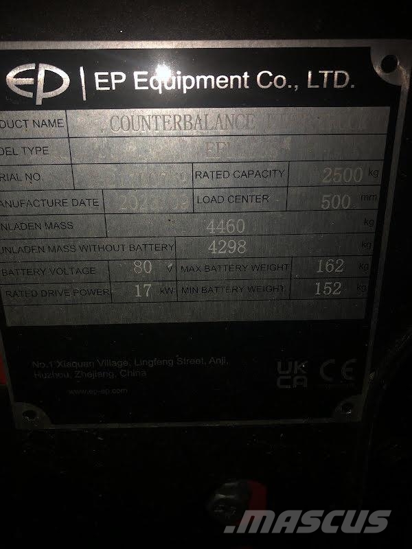 EP EFL253-S Electric forklifts