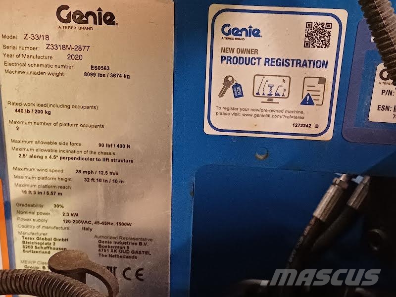 Genie Z-33/18 رافعات سلة مفصلية