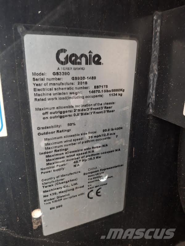 Genie GS-3390 RT 剪叉式升降机
