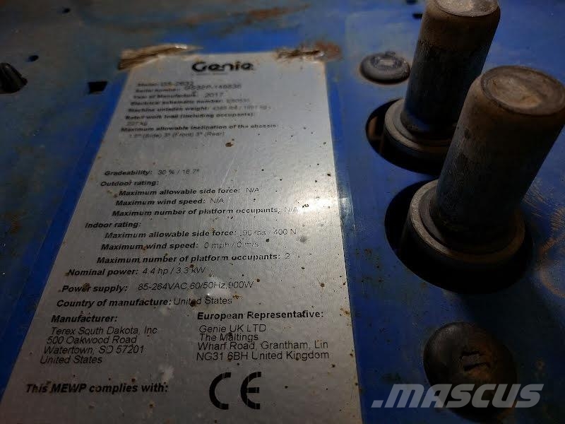 Genie GS-2632 Ollós emelők