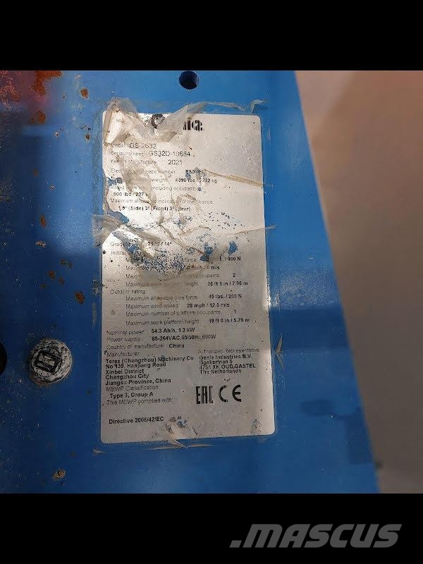 Genie GS-2632 Ollós emelők