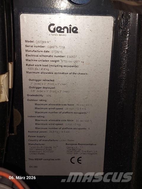 Genie GS-3369 RT OR 剪式升降機