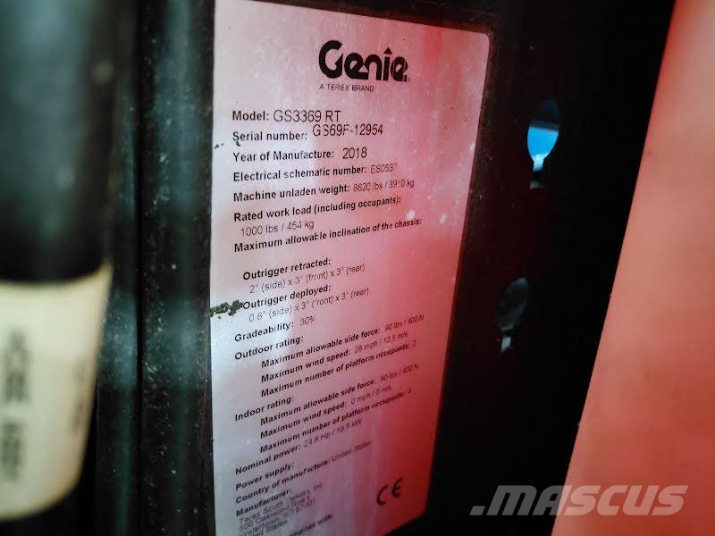 Genie GS-3369 RT Käärtõstukid