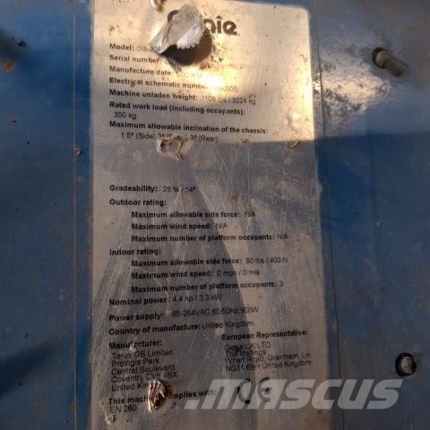 Genie GS-4047 رافعات مقصية الشكل