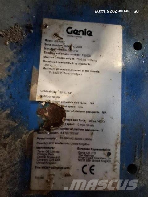 Genie GS-4047 Scheren-Arbeitsbühnen