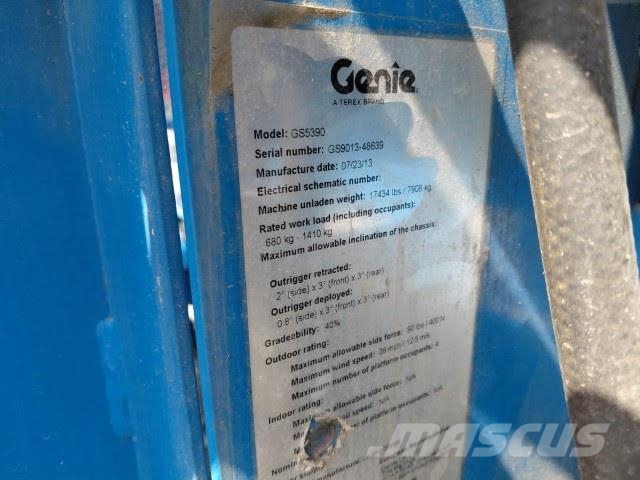 Genie GS-5390 RT Scheren-Arbeitsbühnen