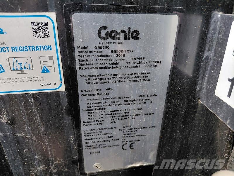 Genie GS-5390 RT Šķerveida pacēlāji