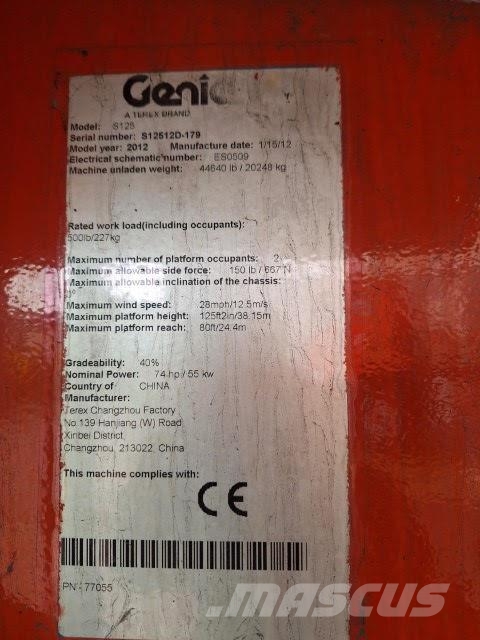 Genie S-125 Teleskopbühnen