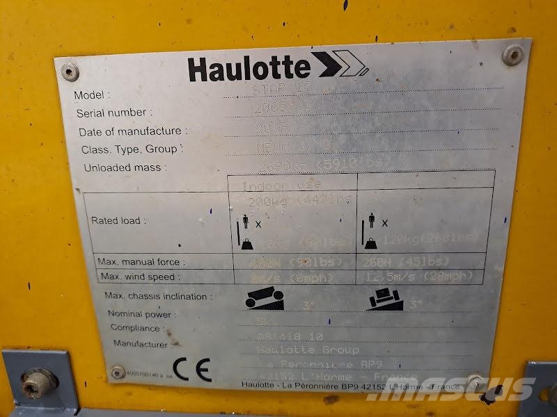 Haulotte STAR 10 Personenliften en invalideliften