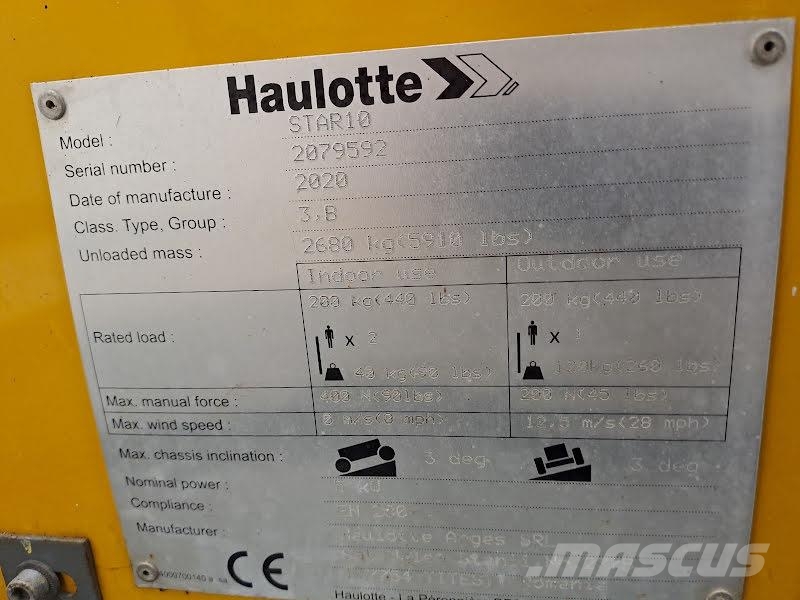 Haulotte STAR 10 Personenliften en invalideliften