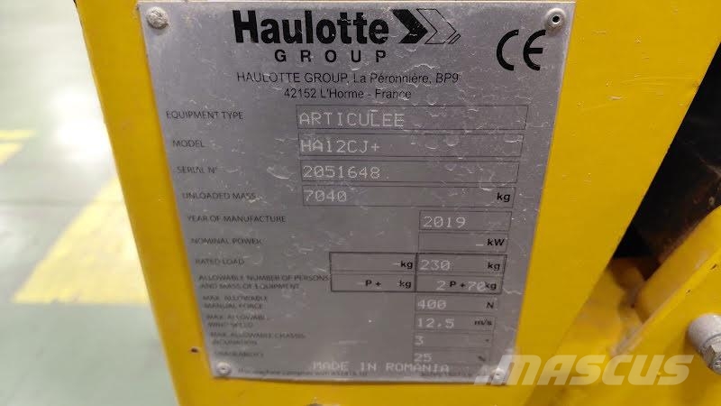Haulotte HA12 CJ+ رافعات سلة مفصلية