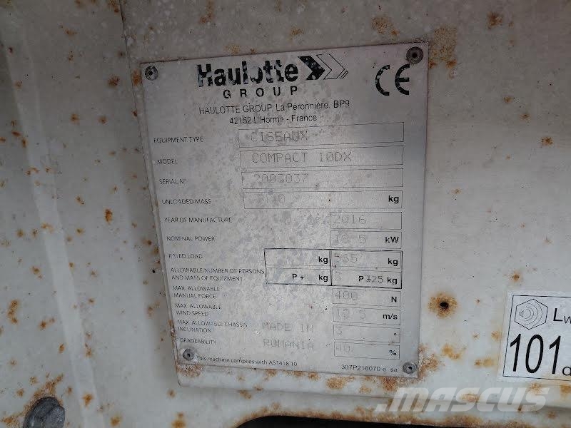 Haulotte COMPACT 10 DX Scheren-Arbeitsbühnen
