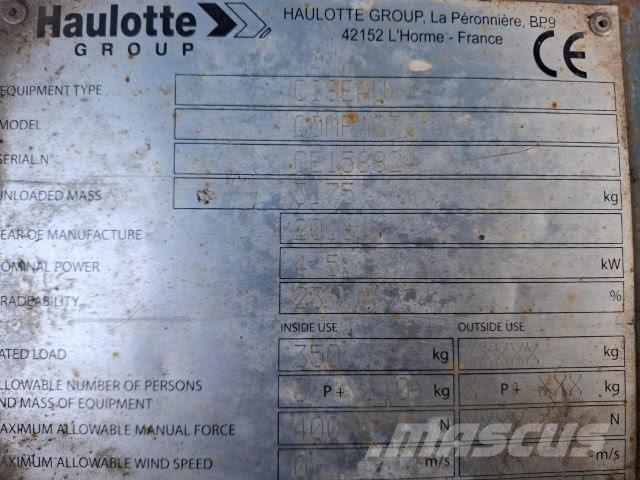 Haulotte COMPACT 14 Saksilavat