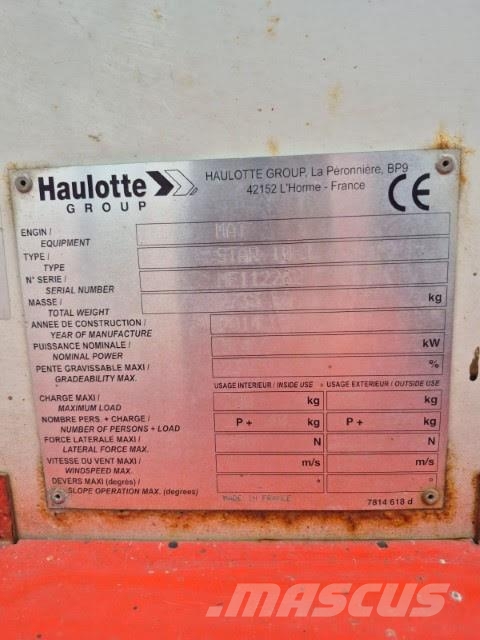 Haulotte STAR 10 Sollevatori verticali