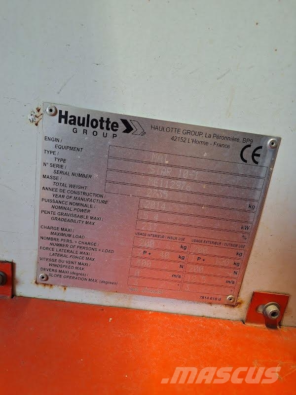 Haulotte STAR 10 Személyemelők